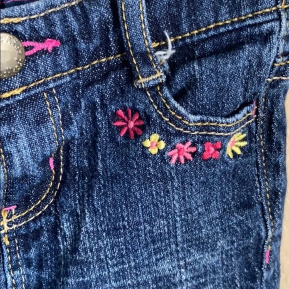 Osh Kosh premium denim floral embroidered jeans